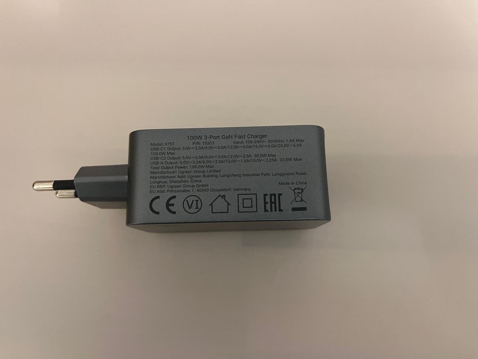 Ugreen Caricabatterie: Ugreen Nexode Pro (Mit einer Ladeleistung von 100 Watt) – Nuovo e nell'imballaggio originale da Egnach venduto da planus 1