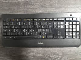 Logitech K800 Wireless Tastatur mit Unifying Receiver