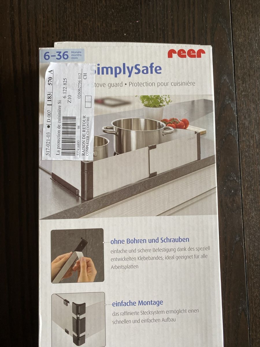 Protezioni & Imbottiture: Sécurité plaque cuisson, pour enfants – Nuovo e nell'imballaggio originale da Fribourg venduto da Obiwan22