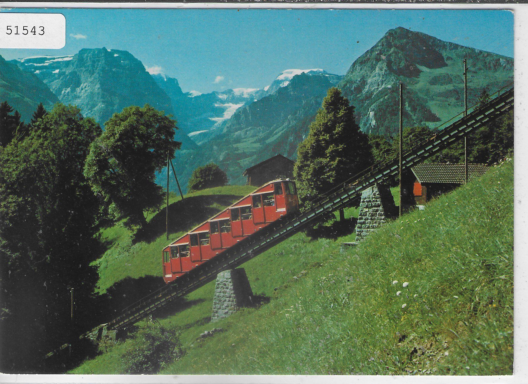 Cartoline postali: BRaunwald  - Braunwald-Bahn – Usato da Ettingen venduto da Kartenplanet