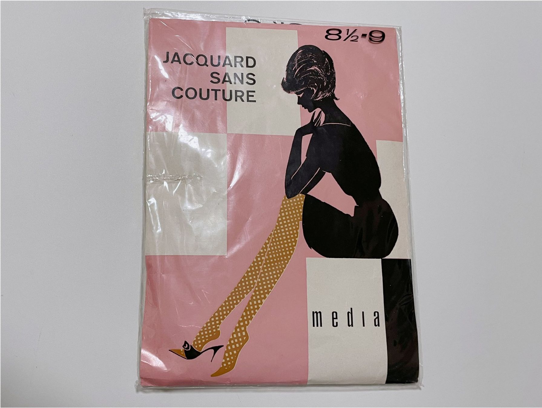 Calze & Collant: Strümpfe media Jacquard gemustert Gr. 8.5-9 Jasmin – Nuovo e nell'imballaggio originale da Brüttisellen venduto da Buxus