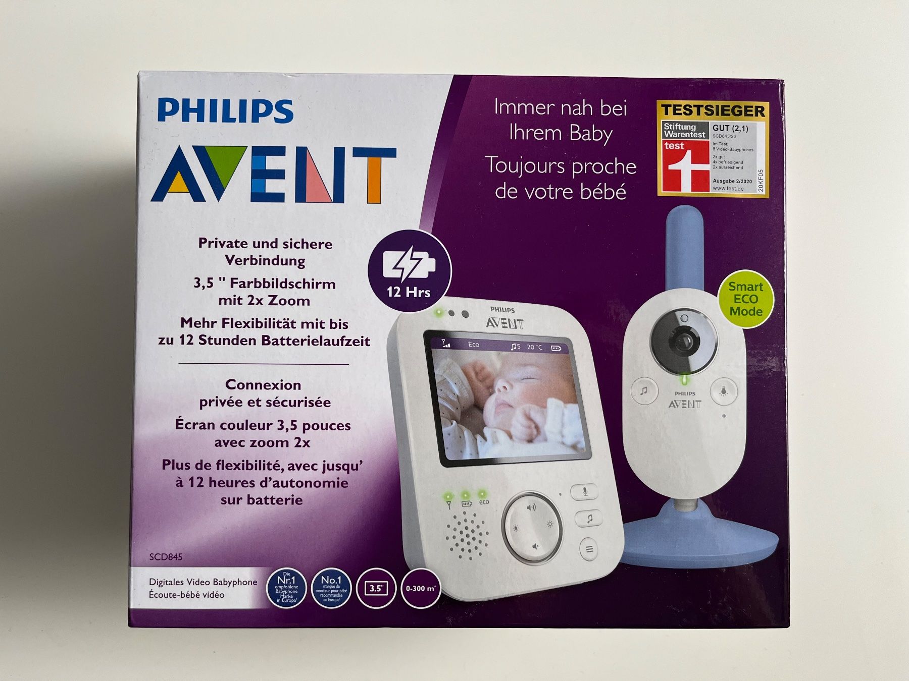 Avent Babyphone: Philips Avent Video Babyphone – Usato da Emmen venduto da busybiscuit