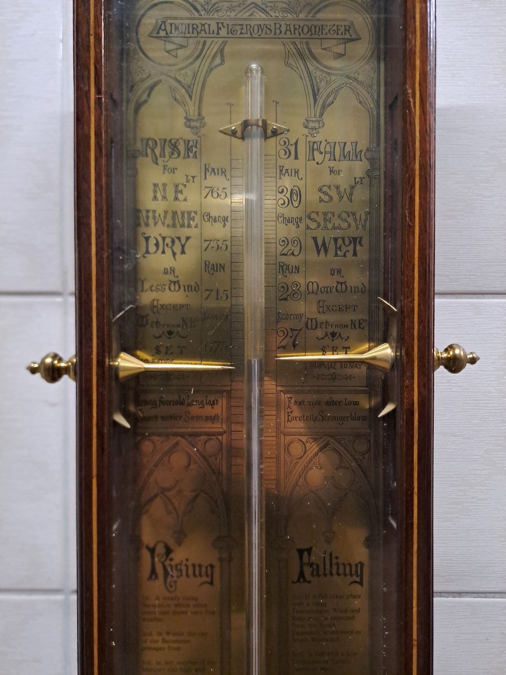 Sonstige antike Technik & Geräte: Vintage Admiral Fitzroy Barometer – Gebraucht aus Meierskappel von BruceCruise 2