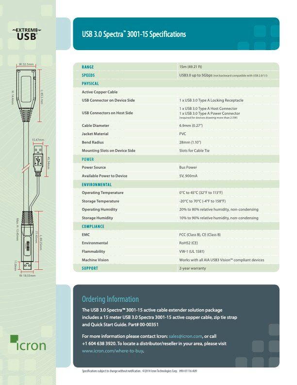 Kabel: SPECTRA 15m Active USB3.0 Extension – Gebraucht aus Zürich von mantis_tech 2
