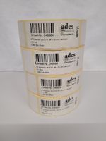 4xEtikettenr. zu ZEBRA Drucker 38x25mm ablösbar 2580 Stk.