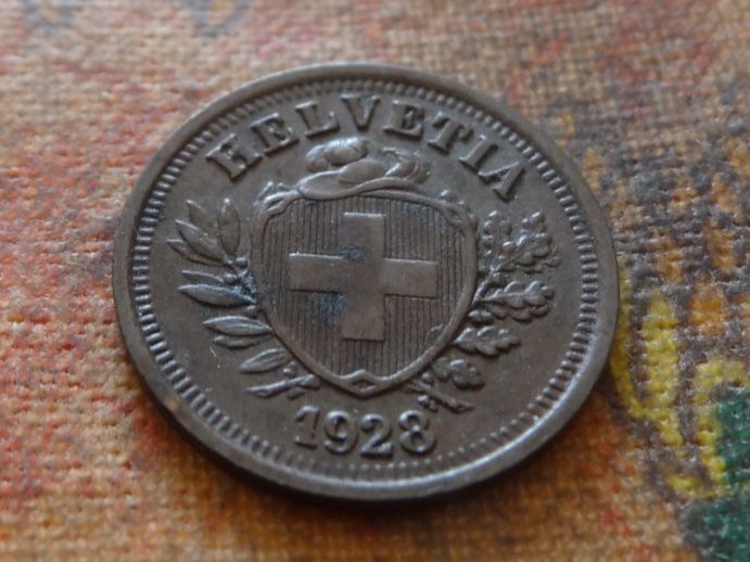Tutti le monete: 1 Rp. 1928  (B) – Usato da Romanel-sur-Lausanne venduto da Swift13
