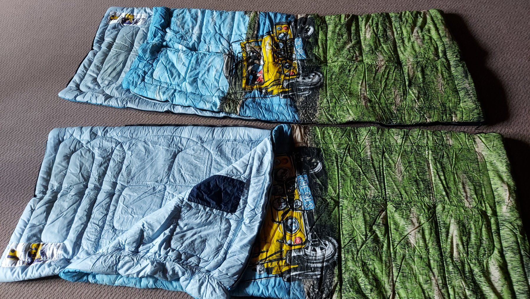 Sacchi a pelo: Doppelschlafsack oder 2 Stk einzeln benutzen – Usato da Thalheim venduto da silvara01 2