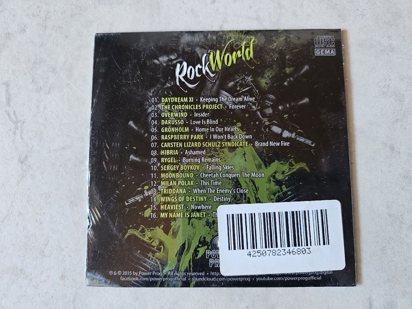 CD: Power Prog Presents Rock World  /  Fabrikneu – Nuovo e nell'imballaggio originale da Schneisingen venduto da backstore24 1