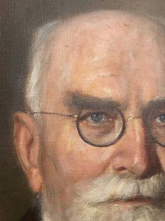 Dipinti: Antikes Ölgemälde , Portrait eines Herrn Mann Brille – Usato da Bern venduto da msk_l2kx 3