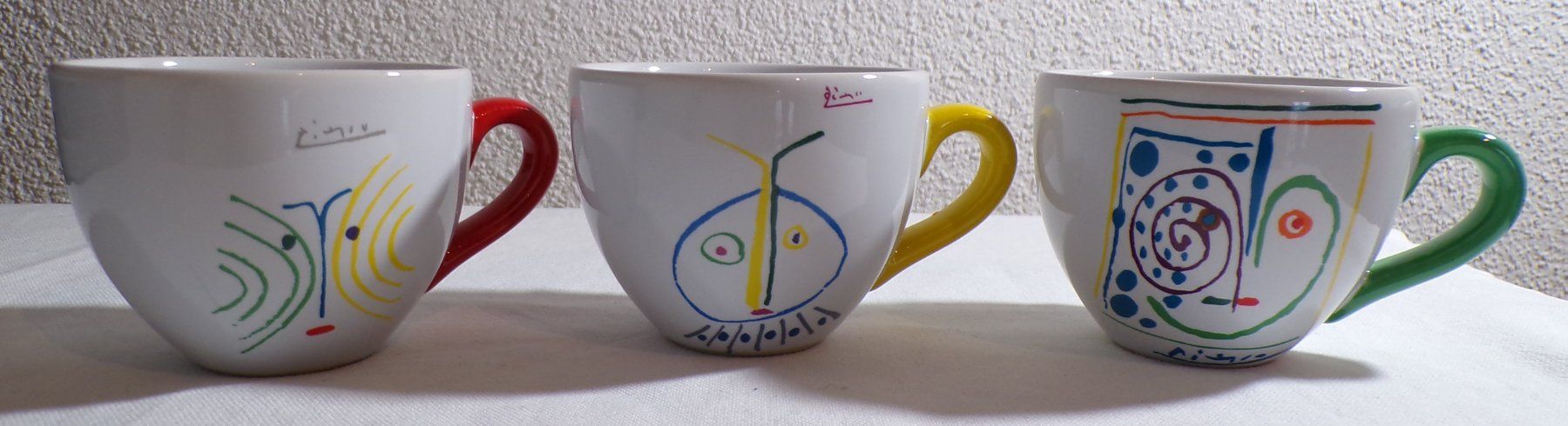 Tazze: 3 Espresso Tassen Picasso – Usato da Dübendorf venduto da mar_85sd