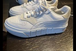 Weisse Puma Sneaker Gr. 38 - Neuwertig für den Frühling!
