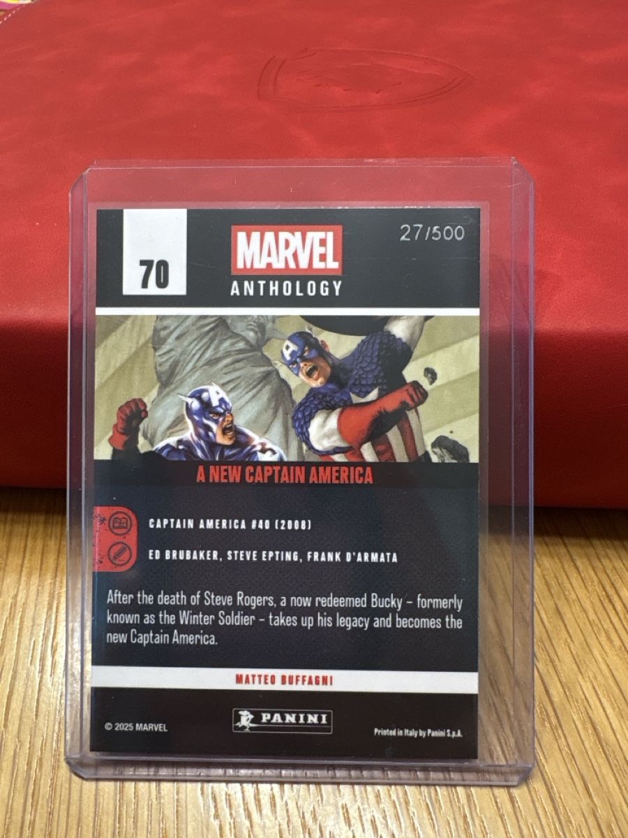 Panini Carte collezionabili: Marvel Anthology: A new Captain America – Nuovo (secondo la descrizione) da Boningen venduto da Stef_1991 1