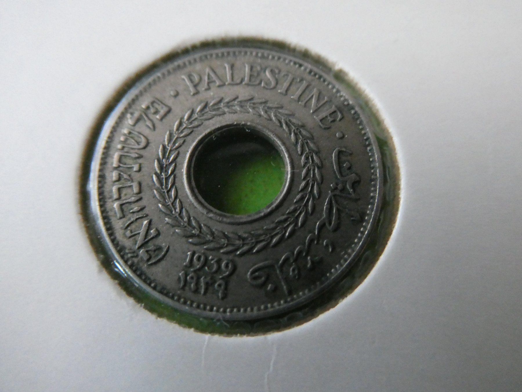 Tutti le monete: Palästina 1939, 5 Mils – Usato da Hinterforst venduto da Rohusri 1