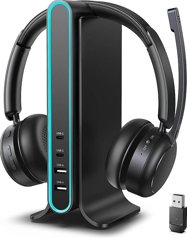Cuffie: Bluetooth-Headset, Kabelloses Headset mit Mikrofon – Nuovo (secondo la descrizione) da Kreuzlingen venduto da Best-Deal-Oase