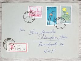 CL06 Enveloppe + Timbre Pologne 1963