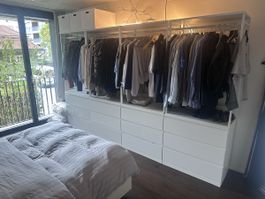 modularer Kleiderschrank (Ikea Malm & Platsa)
