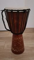 Trommel Djembe Holz Handarbeit wie neu
