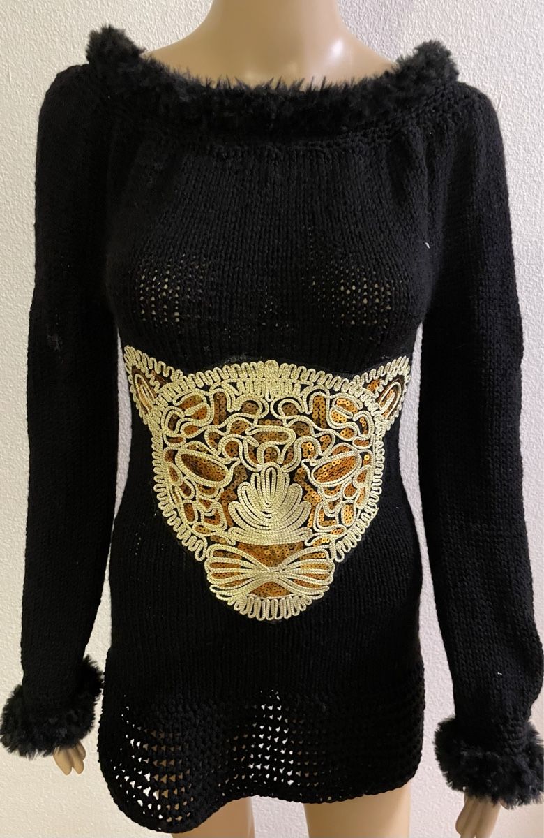 Maglioni & Felpe: Long Pullover Lion Golden Glitzern ! Neu – Nuovo e nell'imballaggio originale da Au ZH venduto da Jaggy4 4