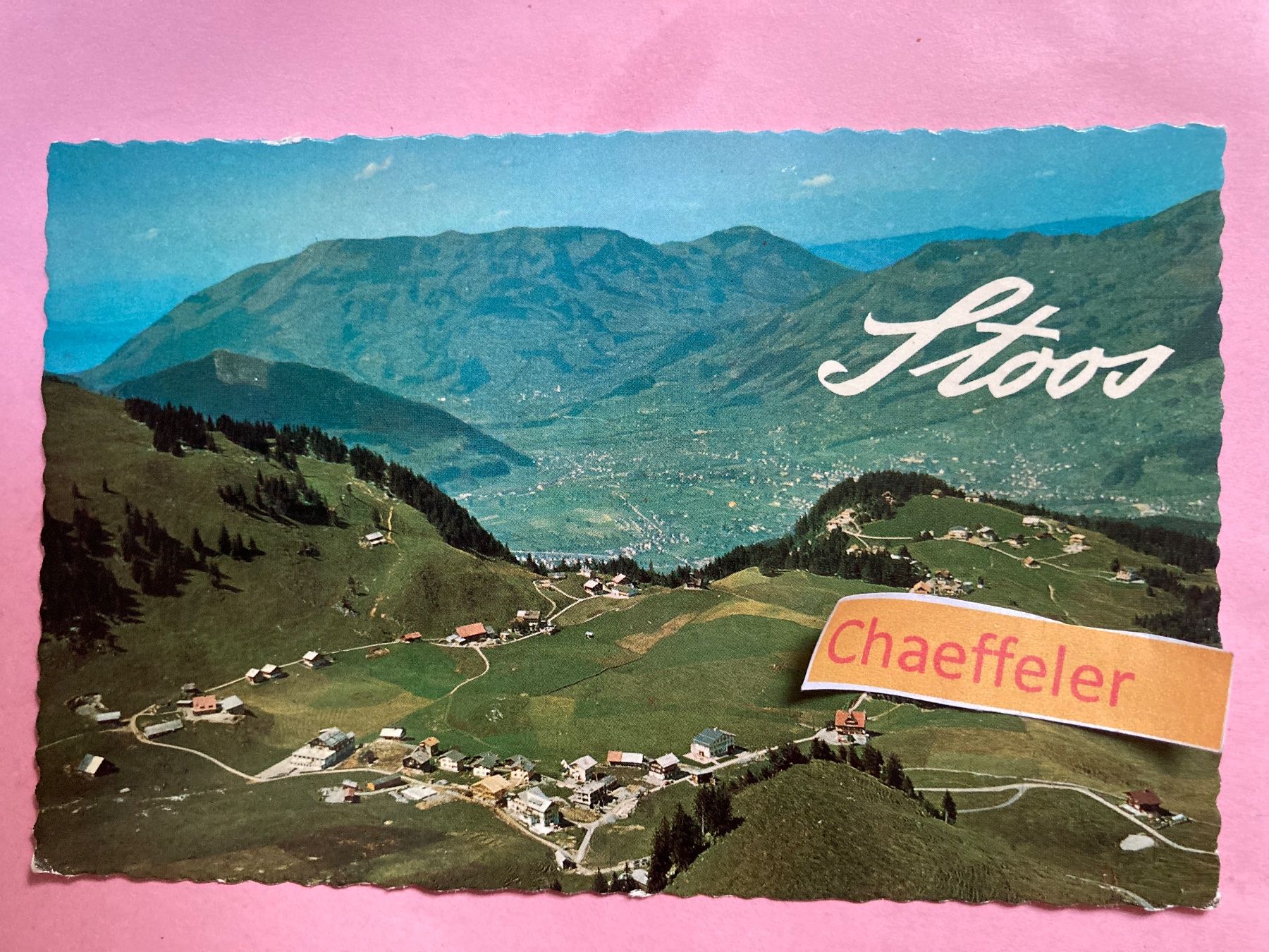 Cartoline postali: 1966 Stoos – Usato da Zürich venduto da Chaeffeler