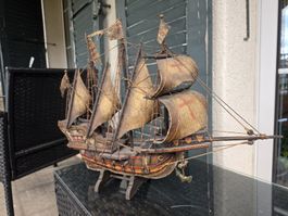 Segelschiff Modell antik Optik Dekoration