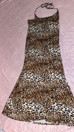 Kleid Leopardenmuster Sommerkleid