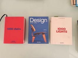 3 Taschen books about design
