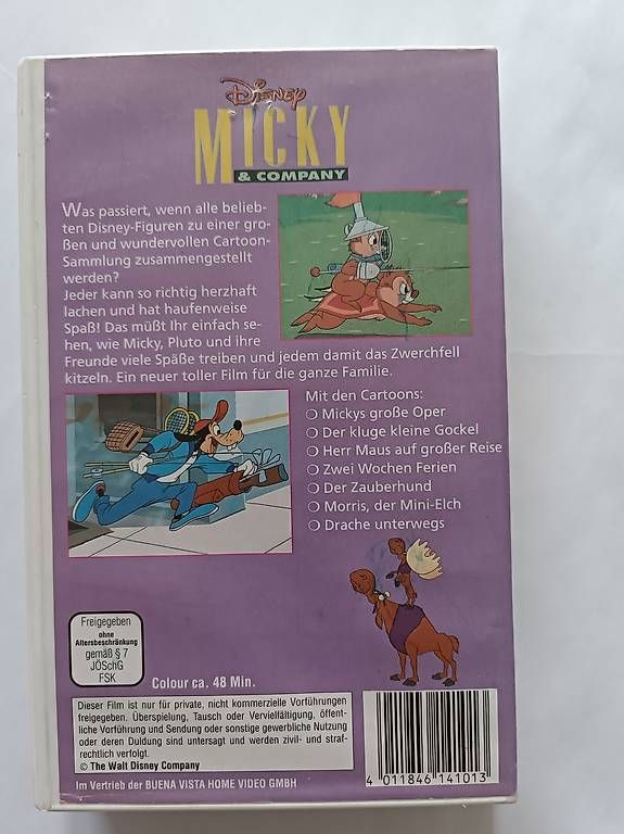 Tutti i VHS: MICKY & COMPANY VHS Sammlerstück  – Usato da Wohlen AG venduto da jmo_wjv2