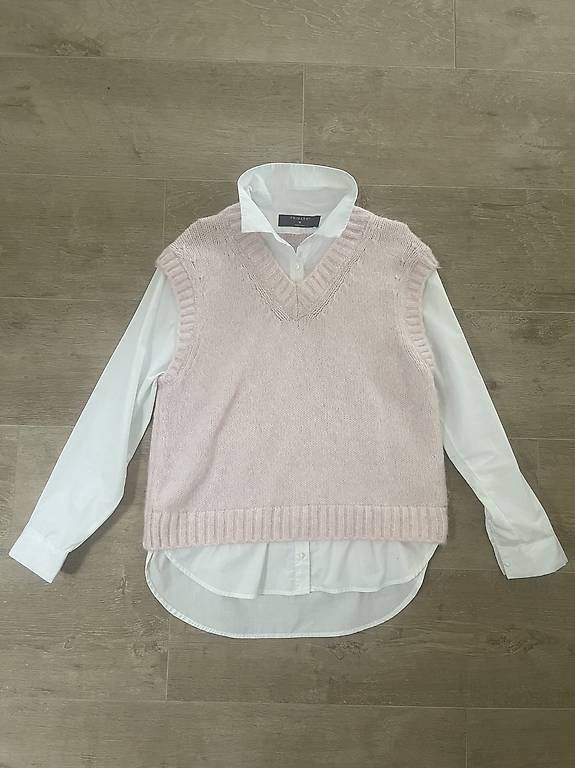 Camicette: Pullunder hellrosa mit weisser Bluse Gr. M – Nuovo (secondo la descrizione) da Reinach BL venduto da present4you