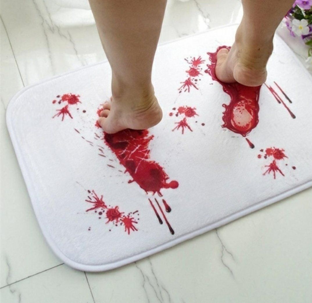 Tappeti: Teppich blutige Abdrücke 60x40cm Halloween – Nuovo e nell'imballaggio originale da Walenstadt venduto da emynmuil1