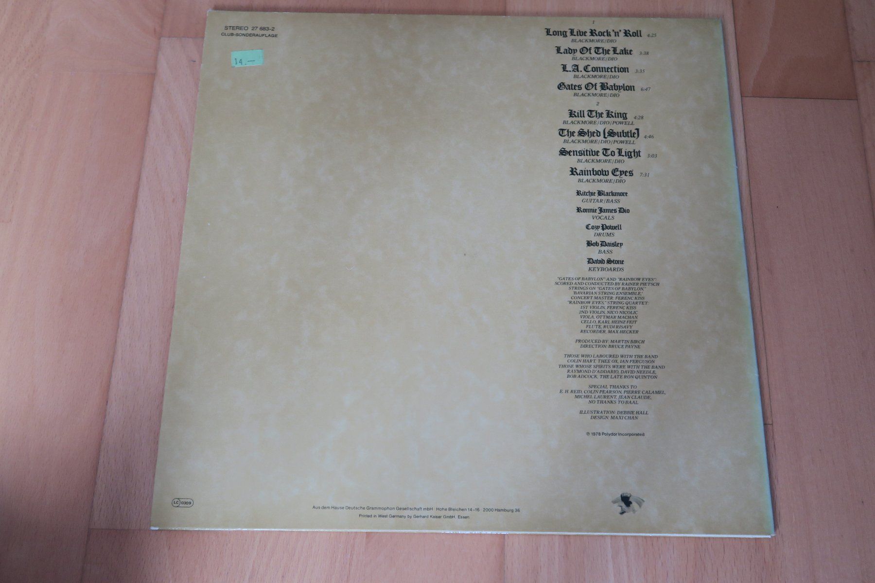 Dischi in vinile: Rainbow – Long Live Rock 'N' Roll – Usato da Thun venduto da Karibu70 1