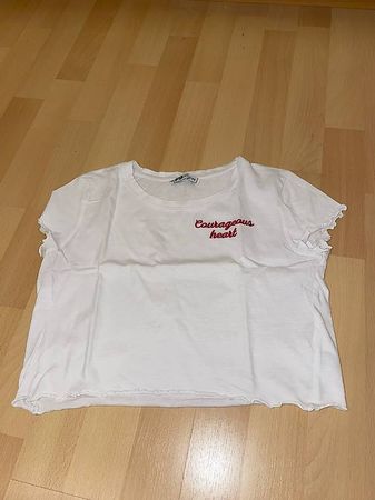 FB Sister Crop-Shirt Grösse XS weiss
