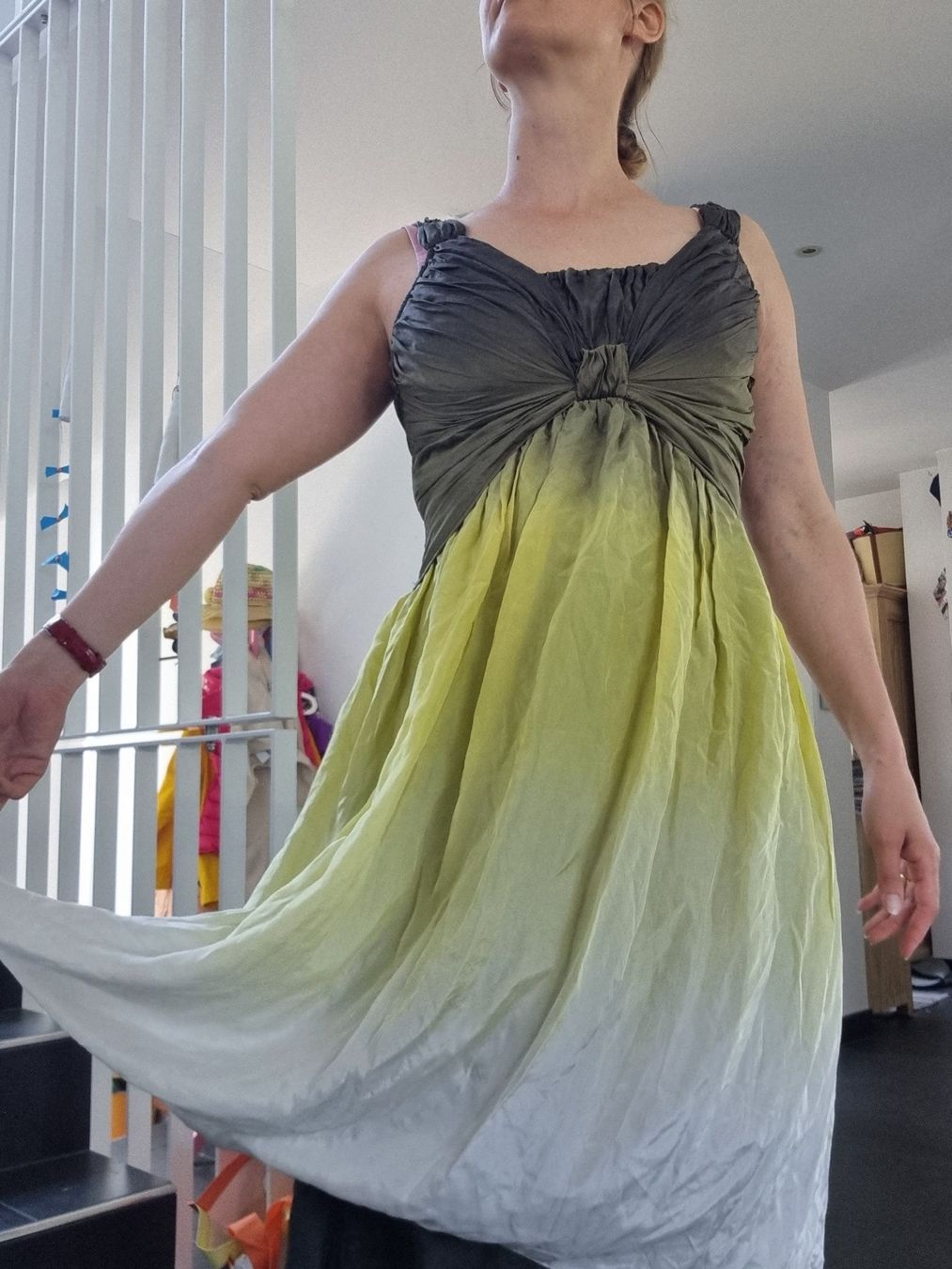 Vestiti: Seidenkleid grün 34-36 – Usato da Bad Zurzach venduto da Mfritzli