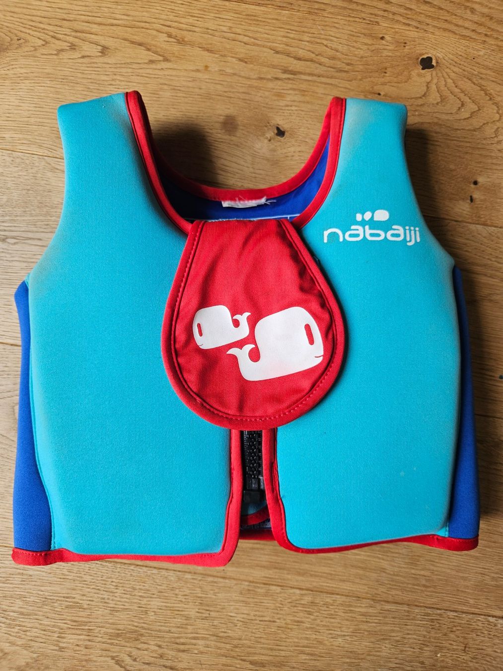 Decathlon Giubbotti di salvataggio: DECATHLON Schwimmweste Schaumstoff Blau Rot – Usato da Winterthur venduto da dobeh