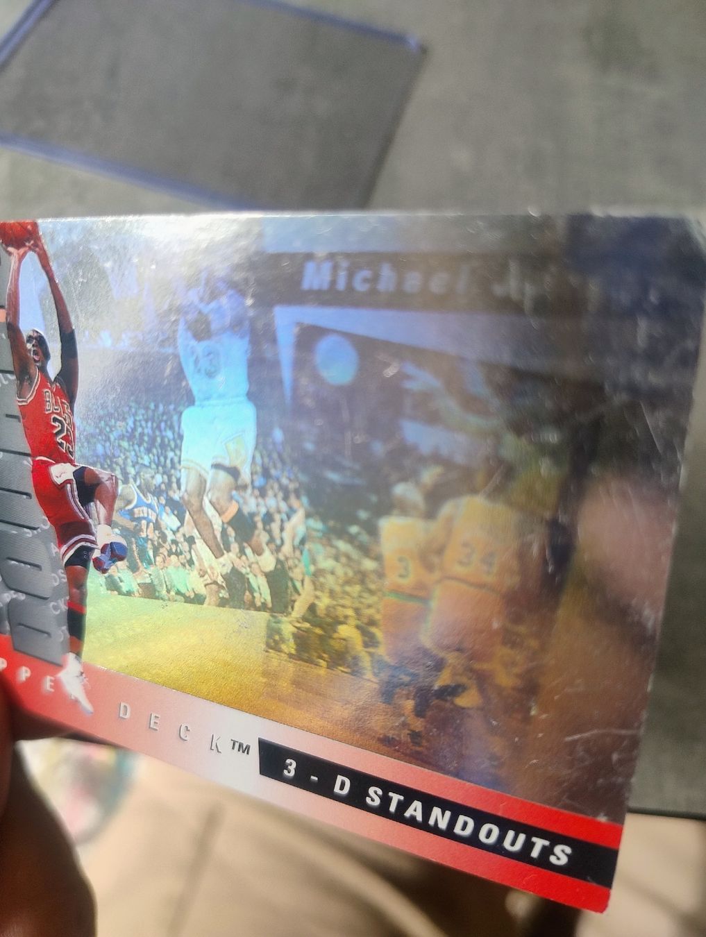 Nba Carte collezionabili: NBA Upper deck 3-D Triple Double Michael Jordan  – Usato da Martigny venduto da jul_7s5x 1