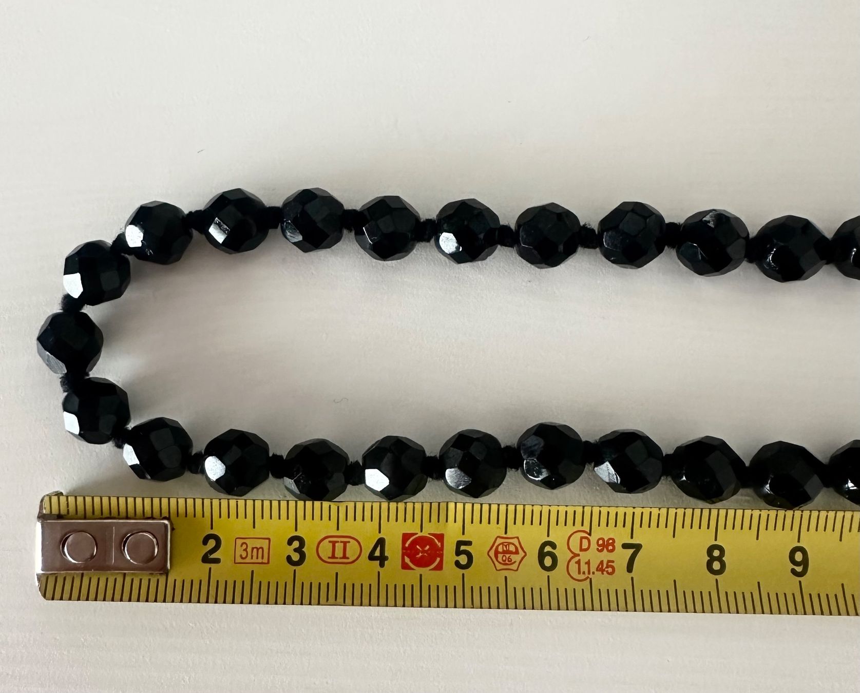 Ketten: Vintage schwarz facettierten Glas Perlen – Gebraucht aus Affoltern am Albis von Sveta75 9