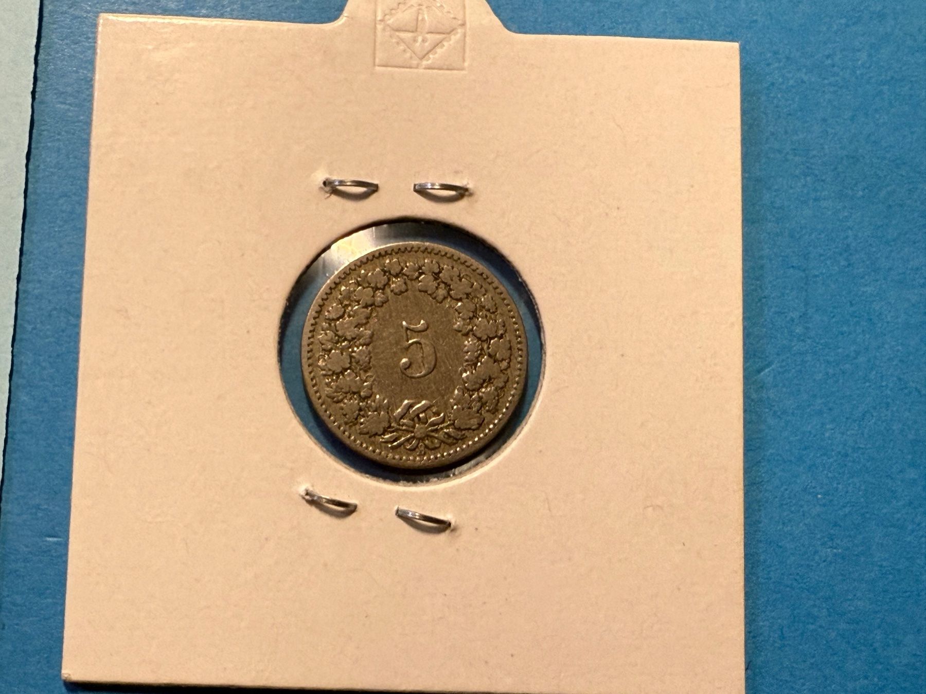 Tutti le monete: SUISSE : 5 CENTIMES 1887 – Usato da genève venduto da GEnumist 2