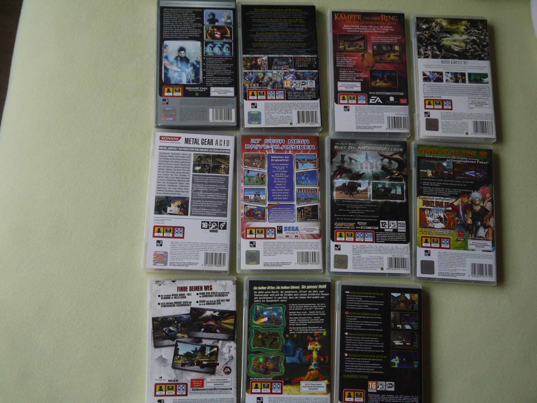 Giochi: SAMMLUNG 11 Gute PSP Spiele – Usato da Hagendorn venduto da Blaf 2