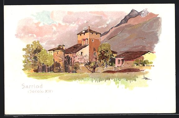 Cartes postales: Leopoldo Metlicovitz: Sarriod, Castello, – D'occasion à Berlin par bartko-reher