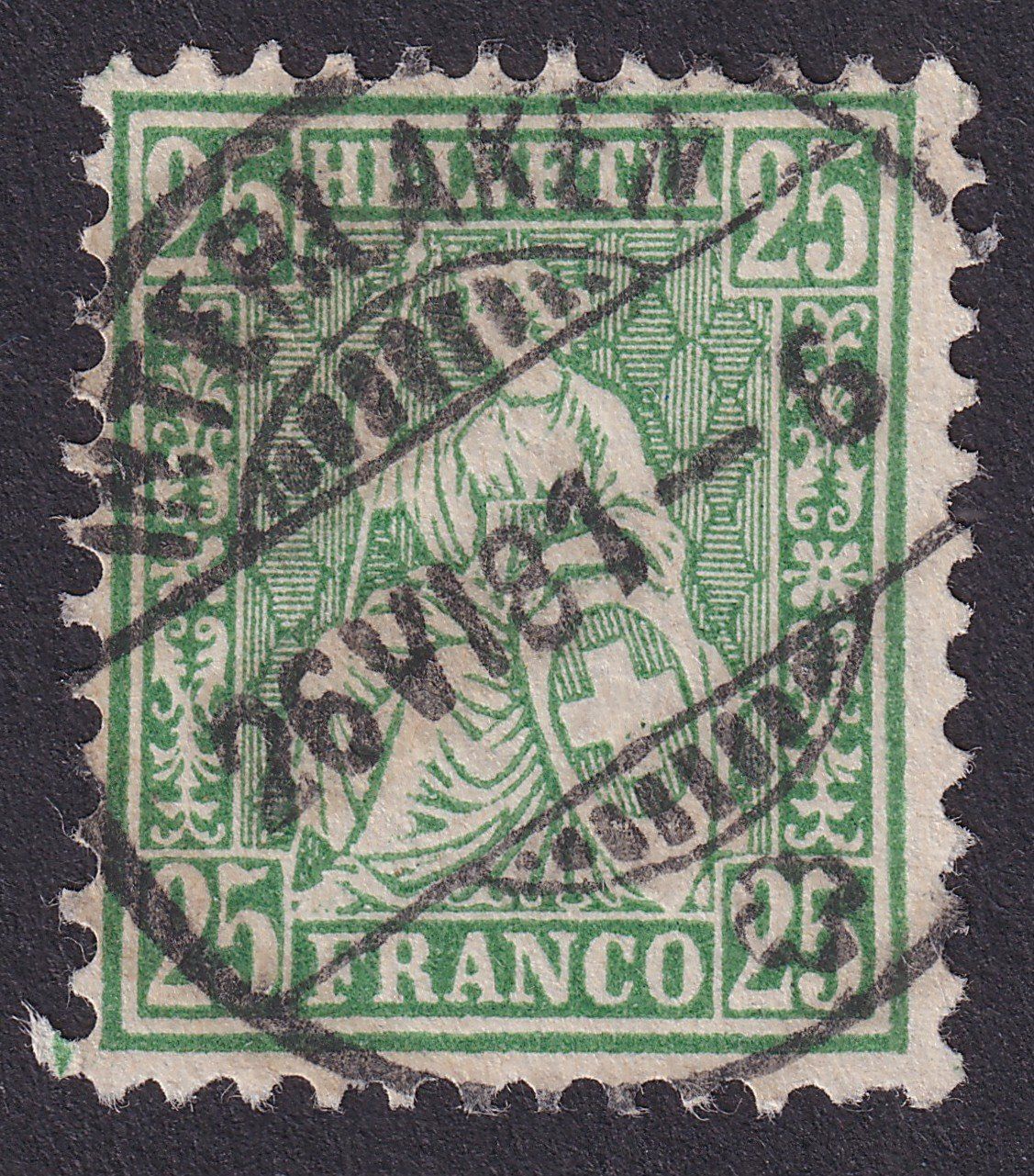 Tutti i francobolli: Nr. 40 mit Vollstempel INTERLAKEN BE – Usato da Ebikon venduto da SilvioFreund