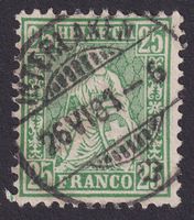 Nr. 40 mit Vollstempel INTERLAKEN BE