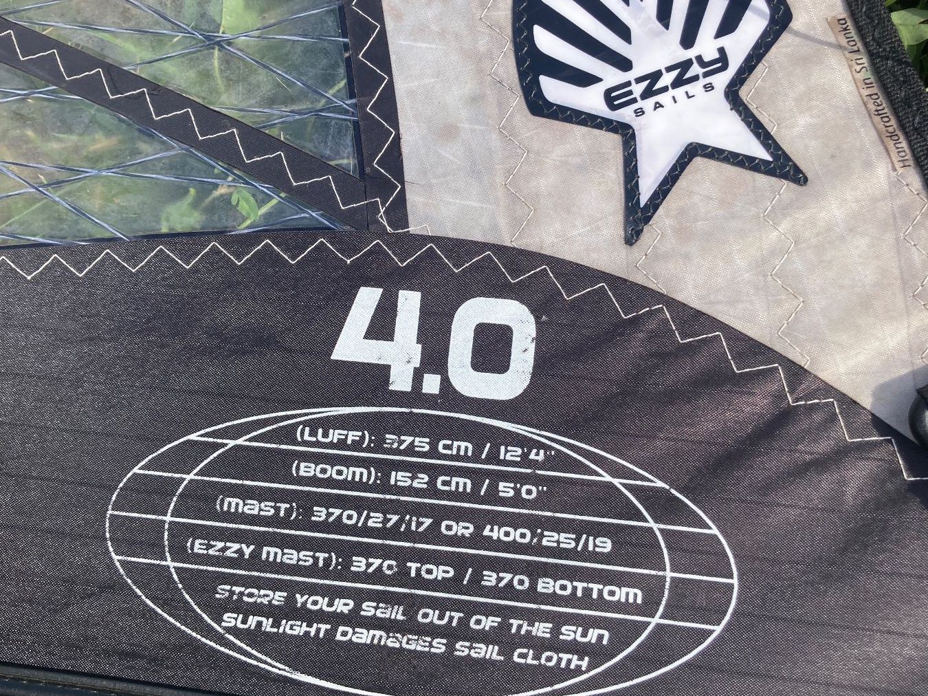 Surfen: Windsurf Segel Ezzy Wave SE 4.0 – Gebraucht aus Flüelen von MCWave 2