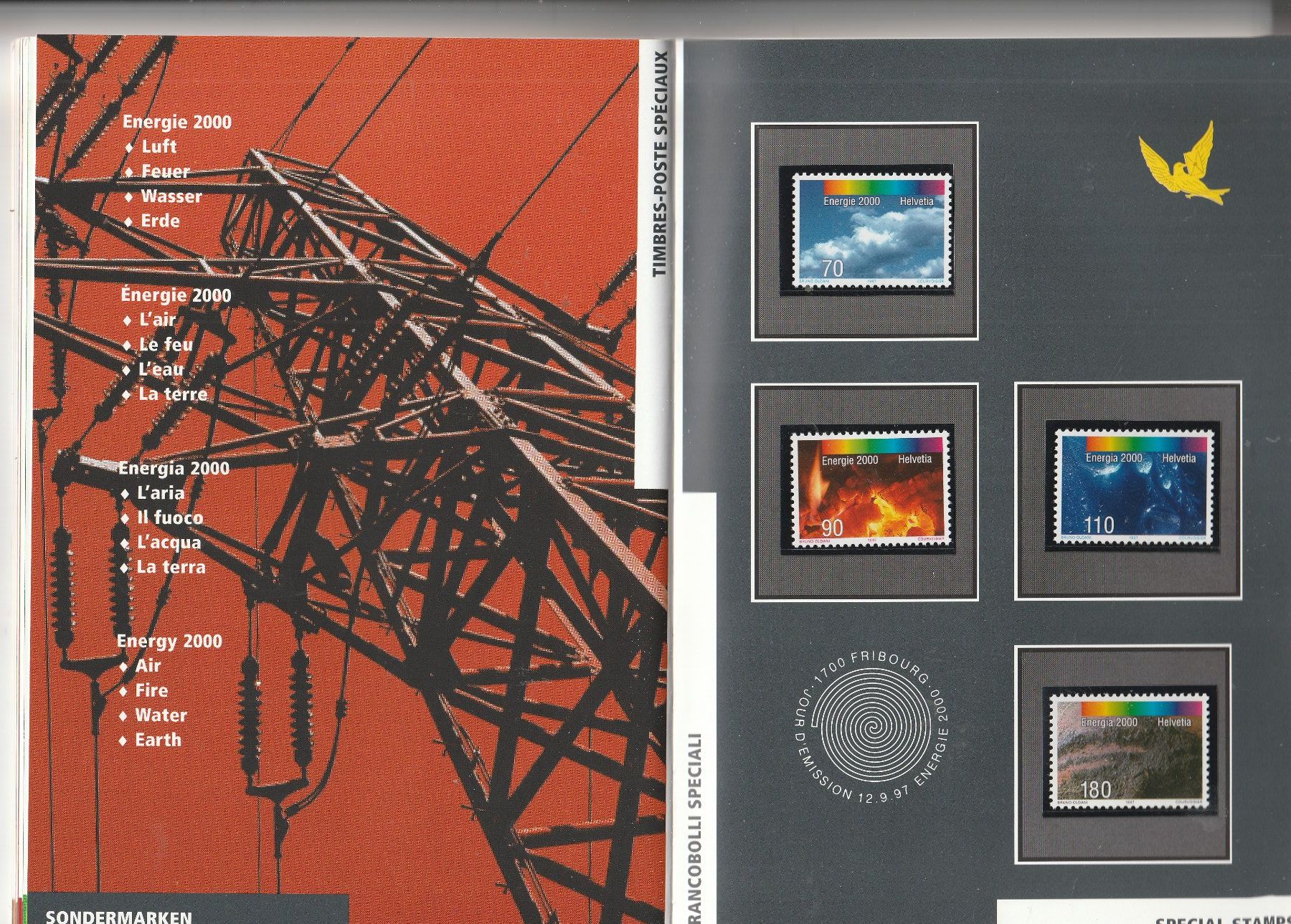 Tous les timbres: Briefmarken Jahrbuch 1997 Original Postfrisch ** – D'occasion à Rupperswil par Ema10 6