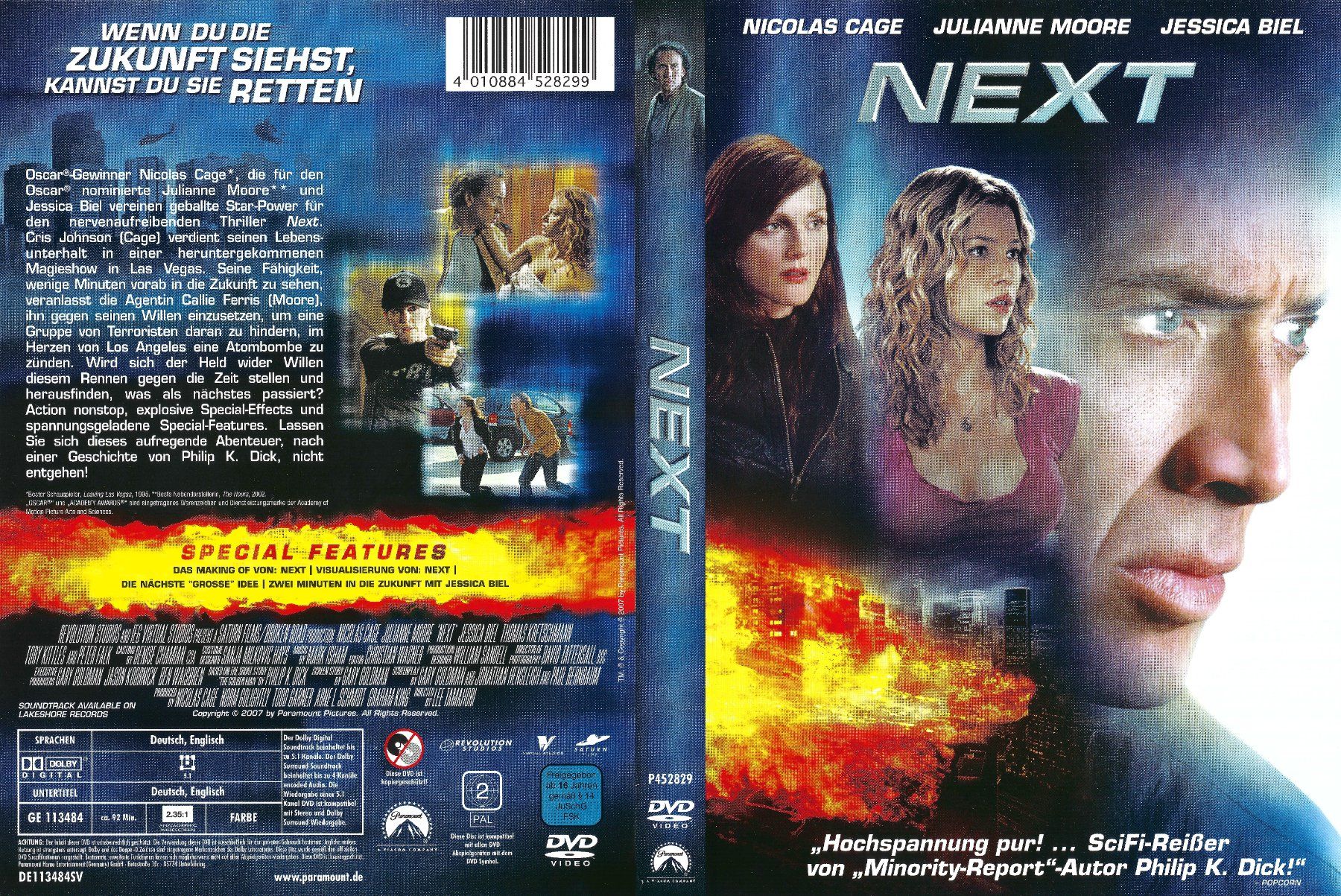 Alle DVDs: Next (Nicolas Cage) – Gebraucht aus Zürich von Cineasten
