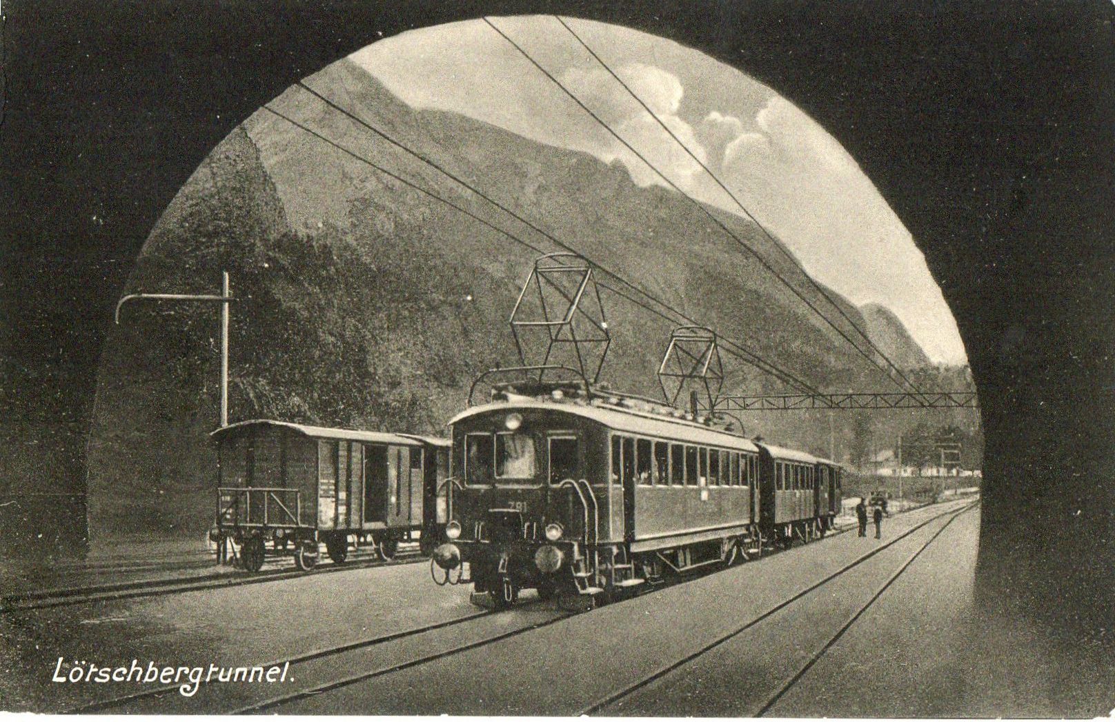 Cartoline postali: Lötschbergtunnel – Nuovo (secondo la descrizione) da Melano venduto da pisonsdro