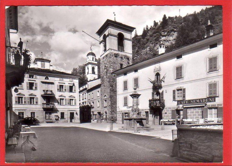 Cartoline postali: POSCHIAVO, DORFPLATZ, GROSSFORMAT – Usato da Grüningen venduto da Kartenlaube