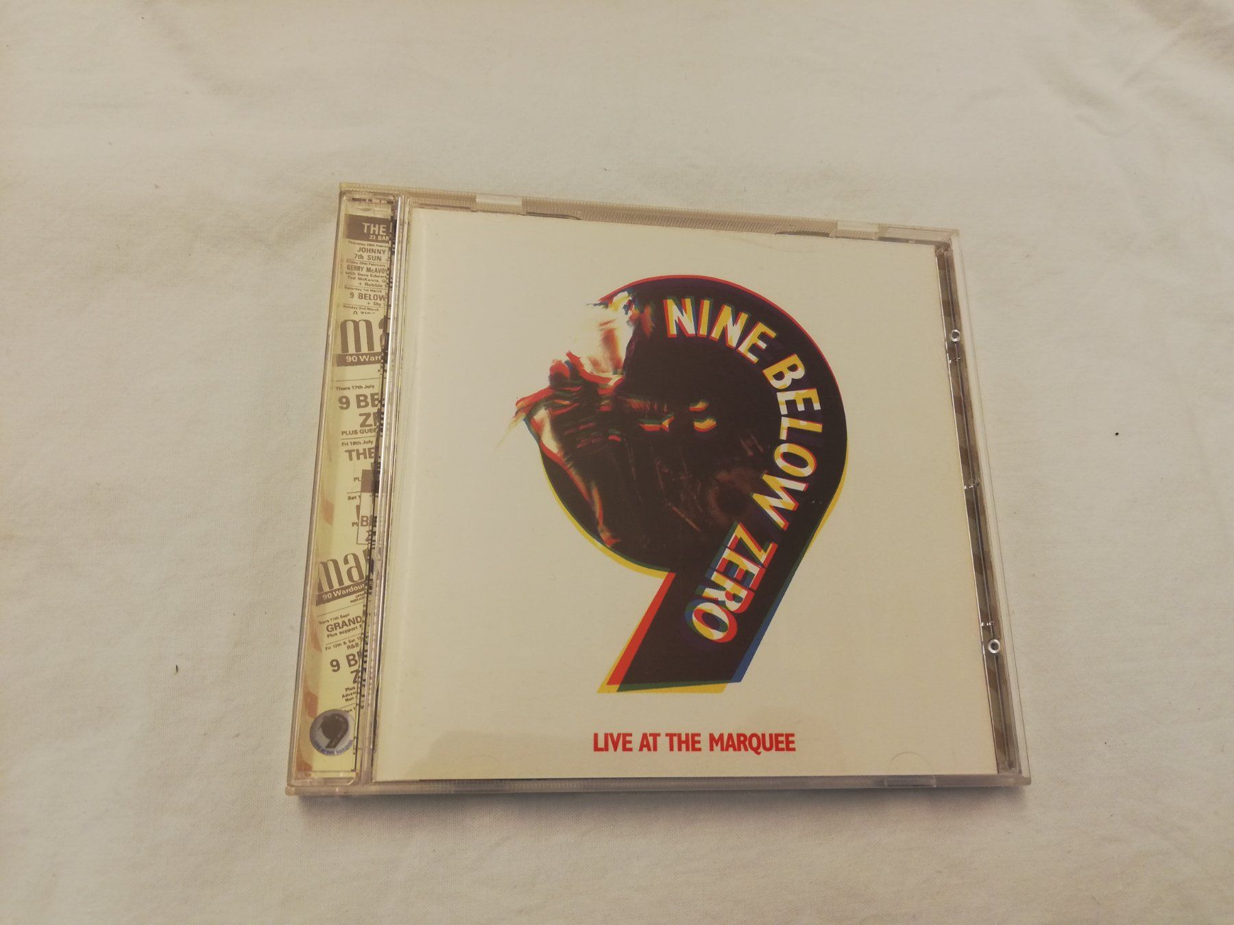 CDs: NINE BELOW ZERO - LIVE AT THE MARQUEE – Gebraucht aus Bern von Vinylsound.ch