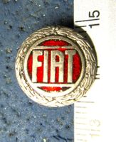 FIAT AUTO LOGO GEPRÄGT/ENAMEL  ANSTECKNADEL VINTAGE OLDTIMER