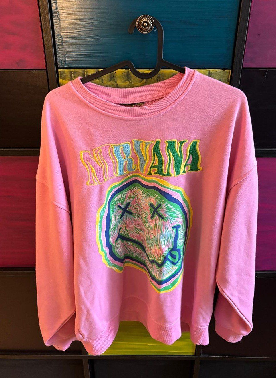 Maglioni & Felpe: Rosa Nirvana Pullover, Gr. L – Usato da Bülach venduto da reaos
