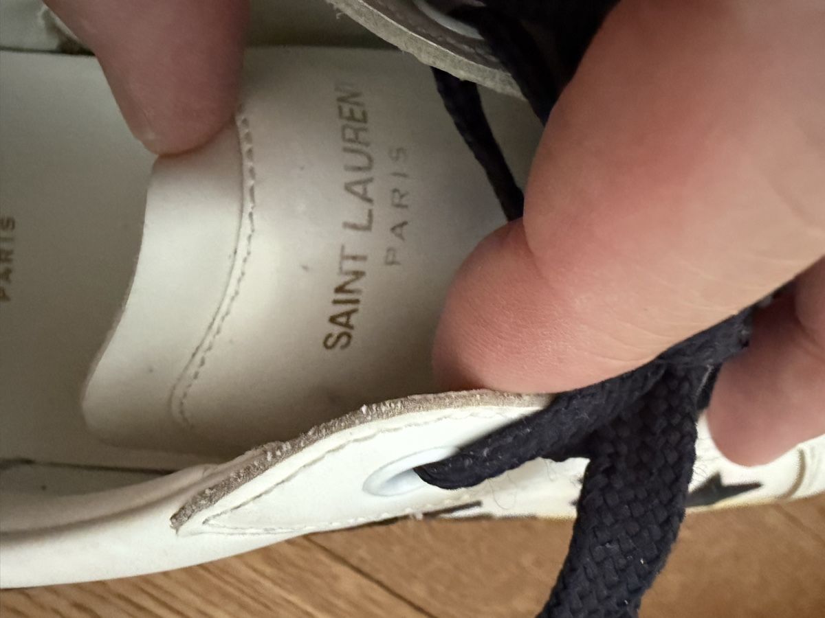 Saint Laurent Scarpe da uomo: Sneaker Saint Laurent white star Taglia 42 – Usato da Lugano venduto da can_xdd8 8