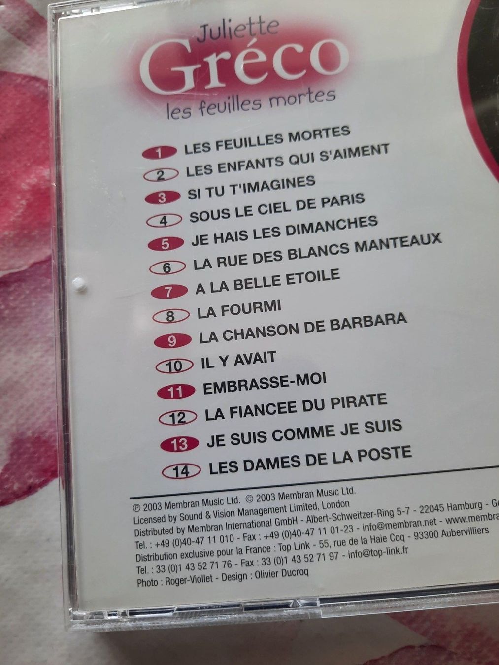 CDs: CD Juliette Gréco - Les feuilles mortes – Gebraucht aus Pully von bro_n52j 2